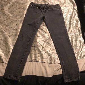 Faded black skinny jeans!